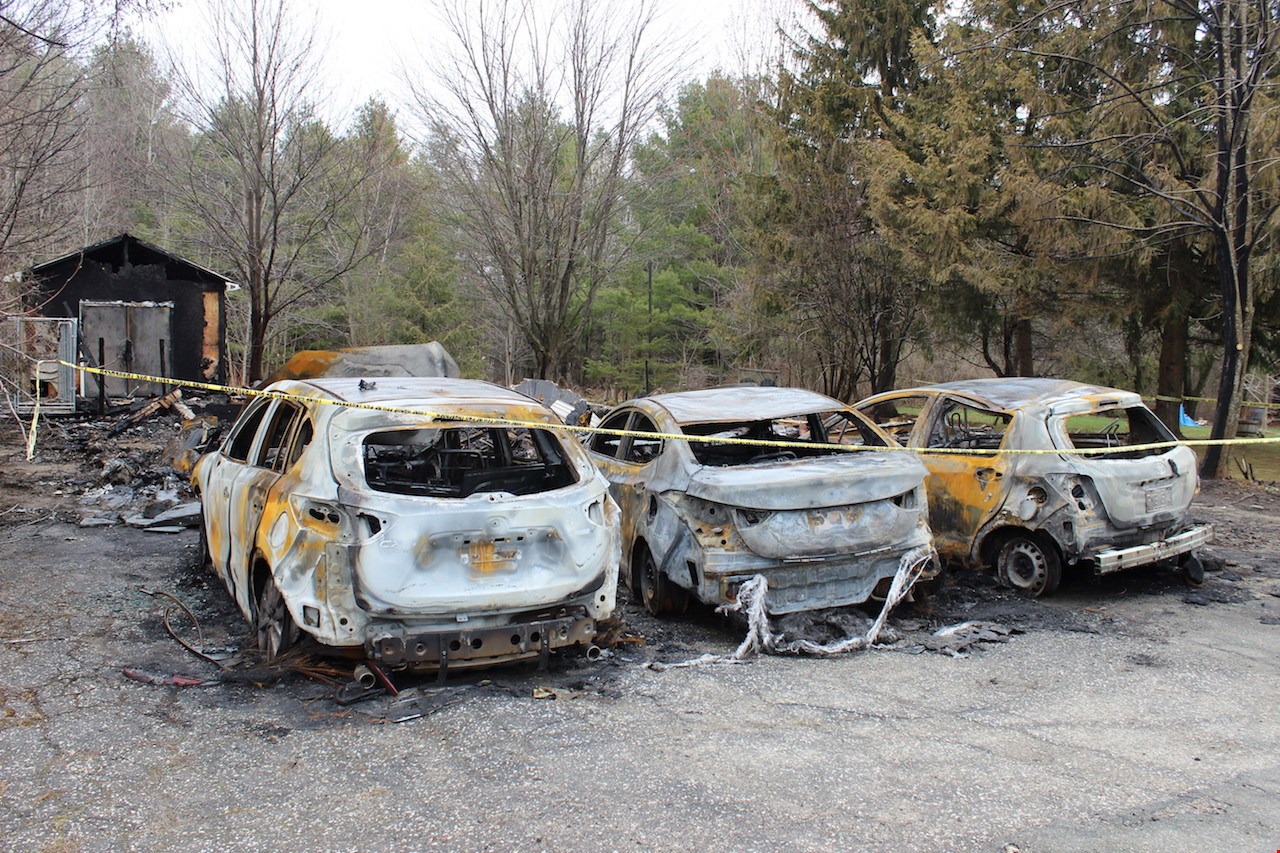 Violent incendie à Saint-François-Xavier-de-Brompton