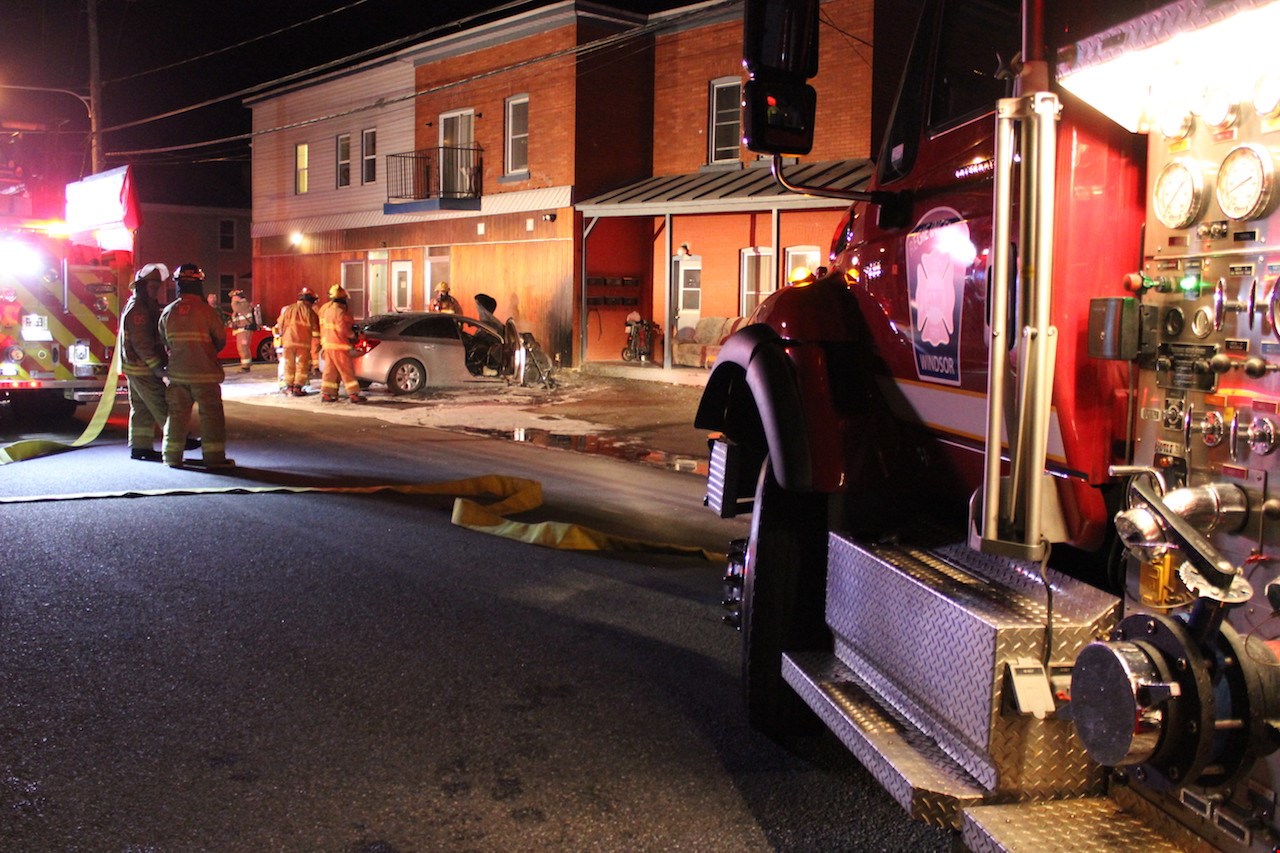 Incendie d’un véhicule sur la rue Greenlay Sud