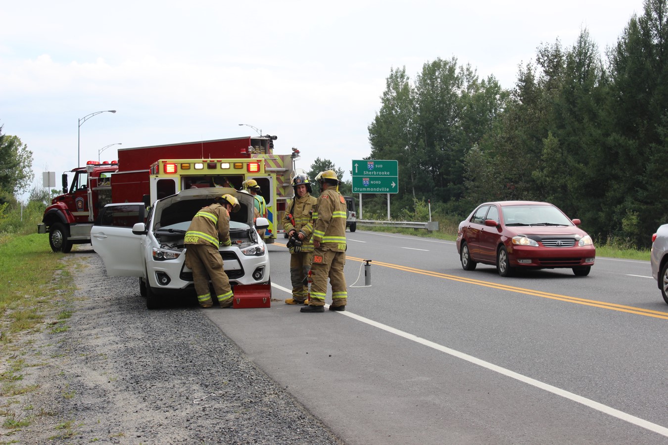 Perte de trajectoire sur la route 249