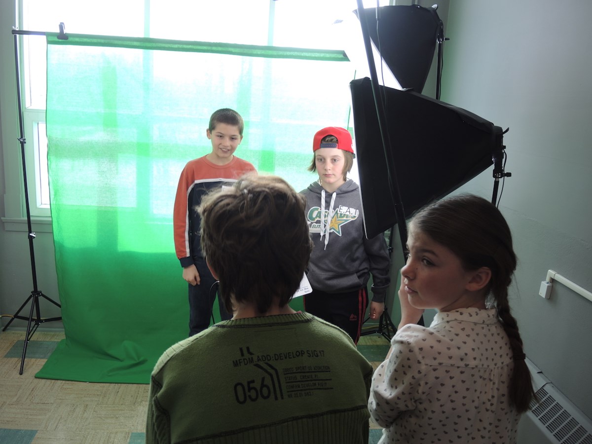Les classes Agri-techno et leurs enseignants ont expliqué leur projet.