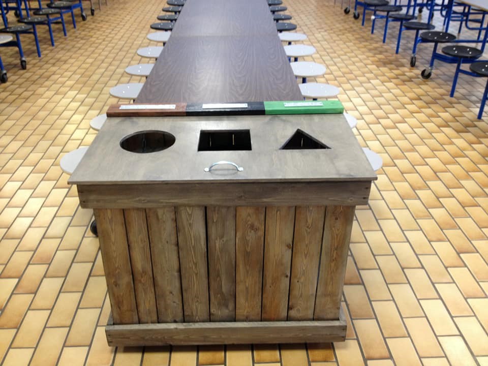 Réalisations dans le cadre du projet Mobilier café étudiant de l’école secondaire de l’Escale.