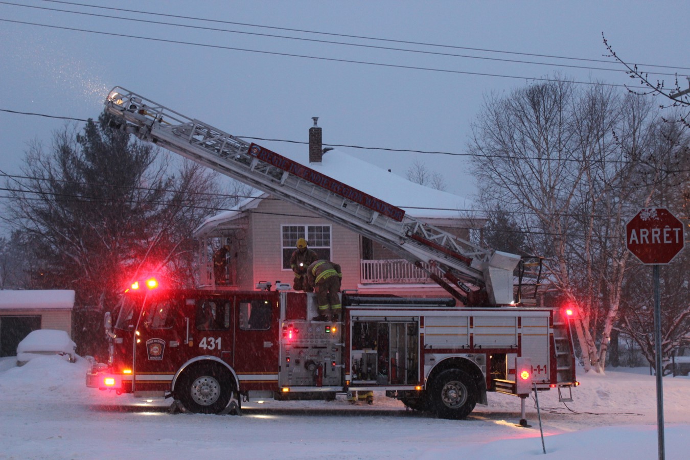 Le jeudi 8 février en fin d’après-midi, les pompiers ont rapidement éteint un feu de cuisson dans un domicile de la 6e avenue à Windsor.