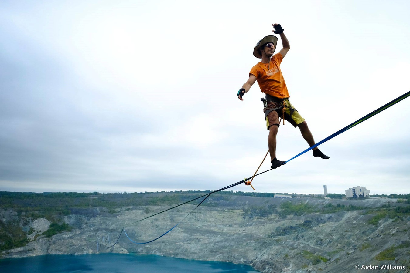Le record mondial au Highline d’Asbestos a été réalisé