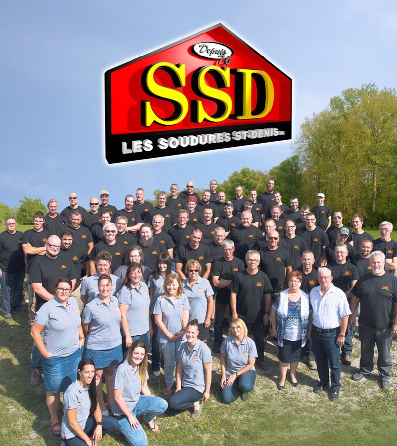 L’équipe de soudure St-Denis à l’occasion du 40e anniversaire en 2016