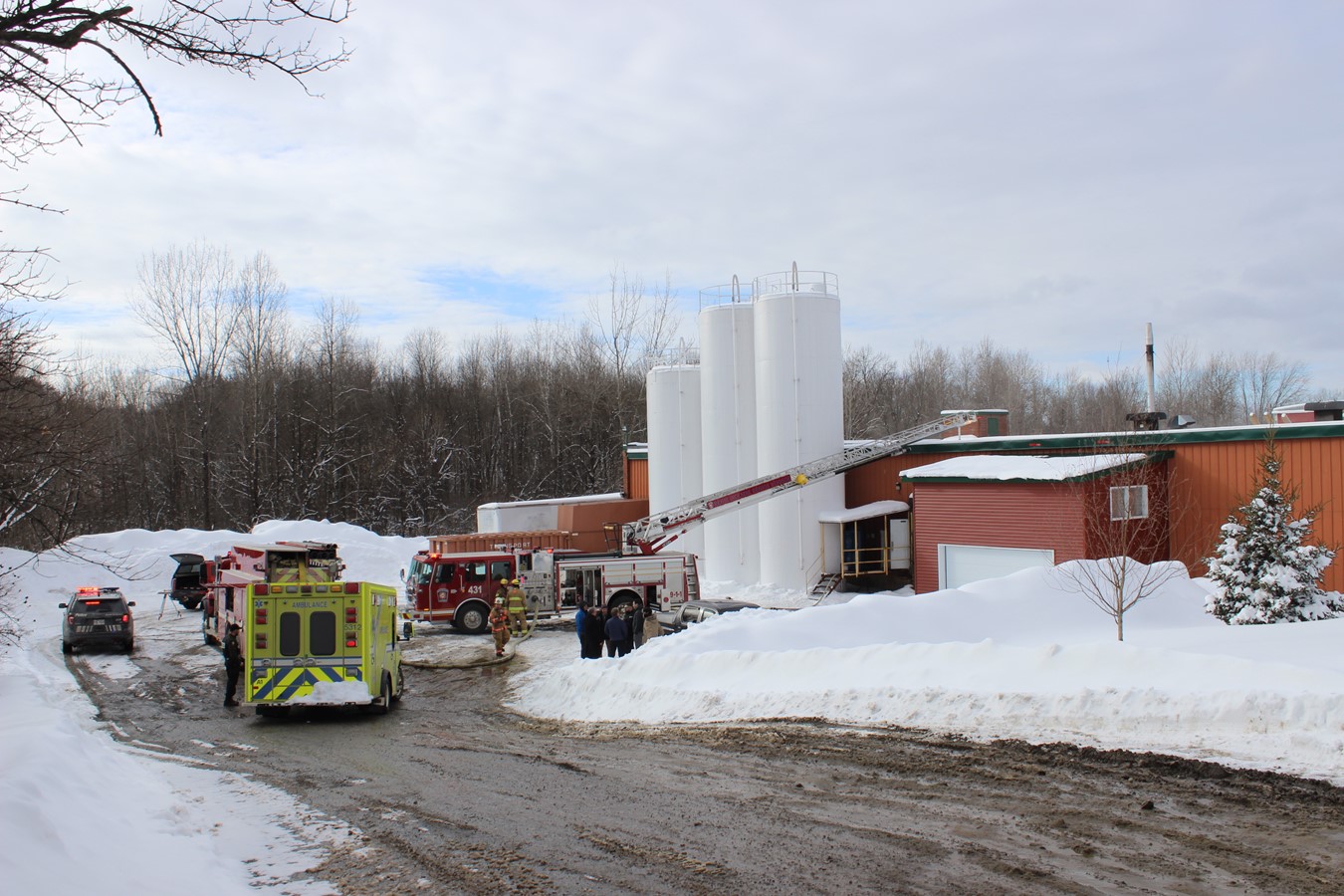 Début d’incendie chez Papiers couchés Atlantic