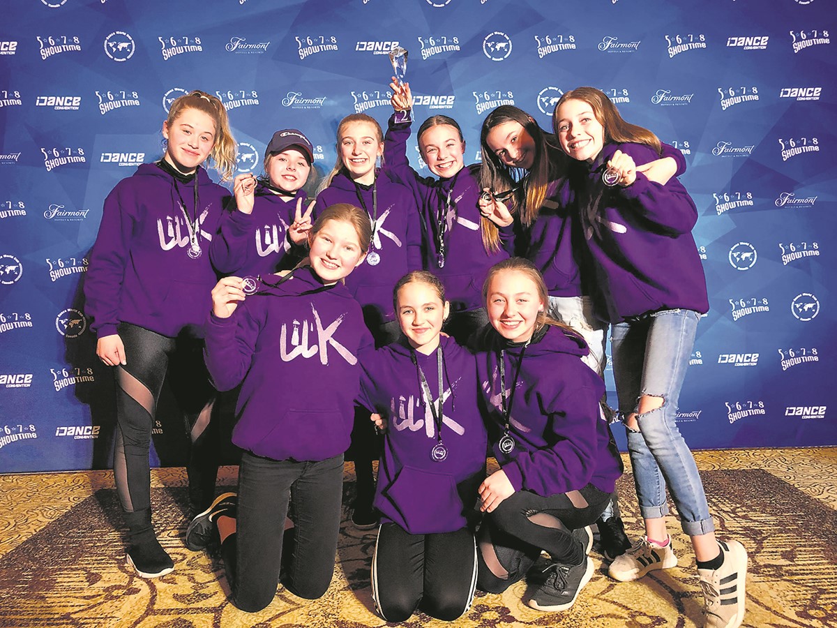 La troupe Lil’K : Sabryna Briza, Arielle Boudreau, Laurie Pinard, Juliette Laroche, Florence Croteau, Jade Vaillancourt, Mackenzie Chabot, Océane Roy et Phoébé Boisclair-Fleury  