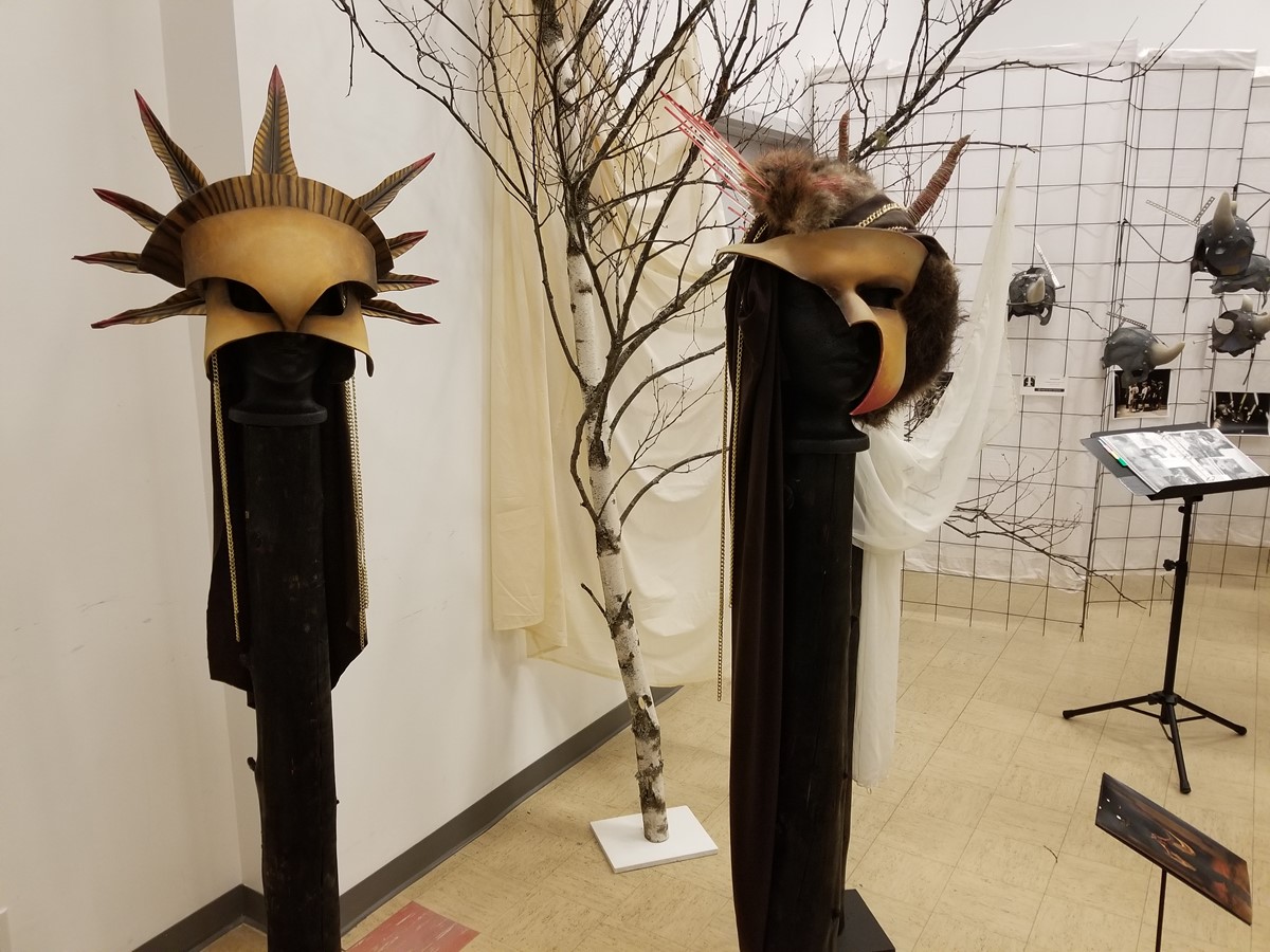 Quelques œuvres en exposition.