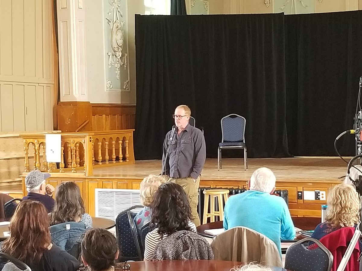 Marc Séguin lors de sa conférence