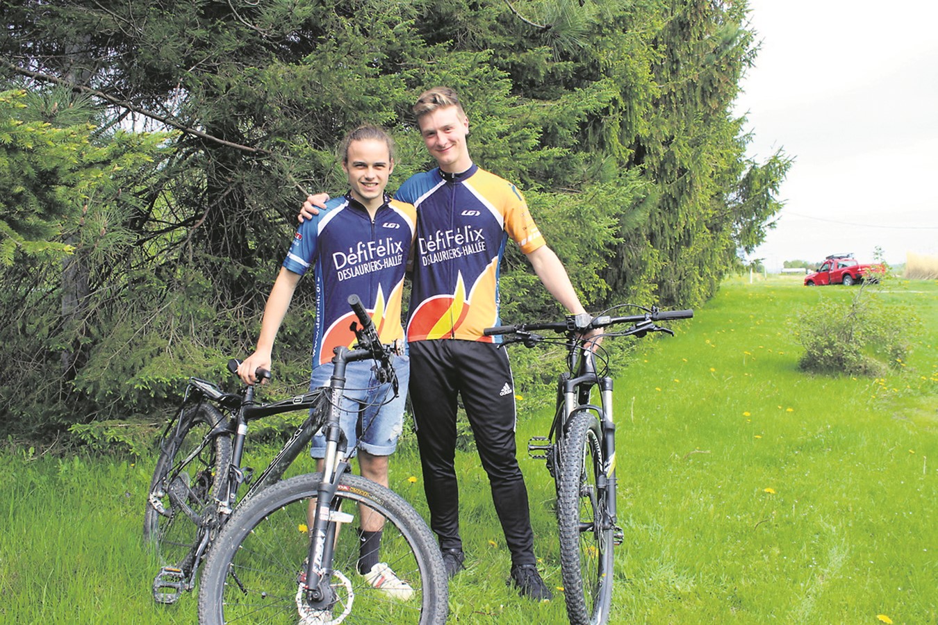 Josué Simard-Lebrun et Xavier McConnell.