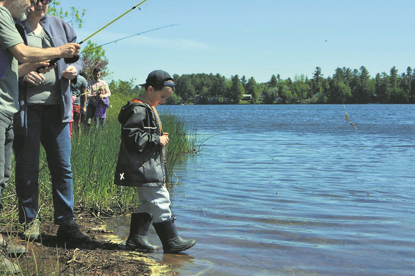 Lac Stoke :  Des pêcheurs en herbe à l’action !