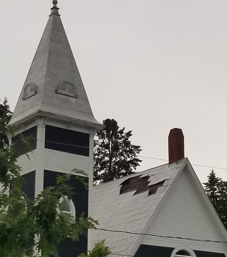 Danville sévèrement touchée par une tempête