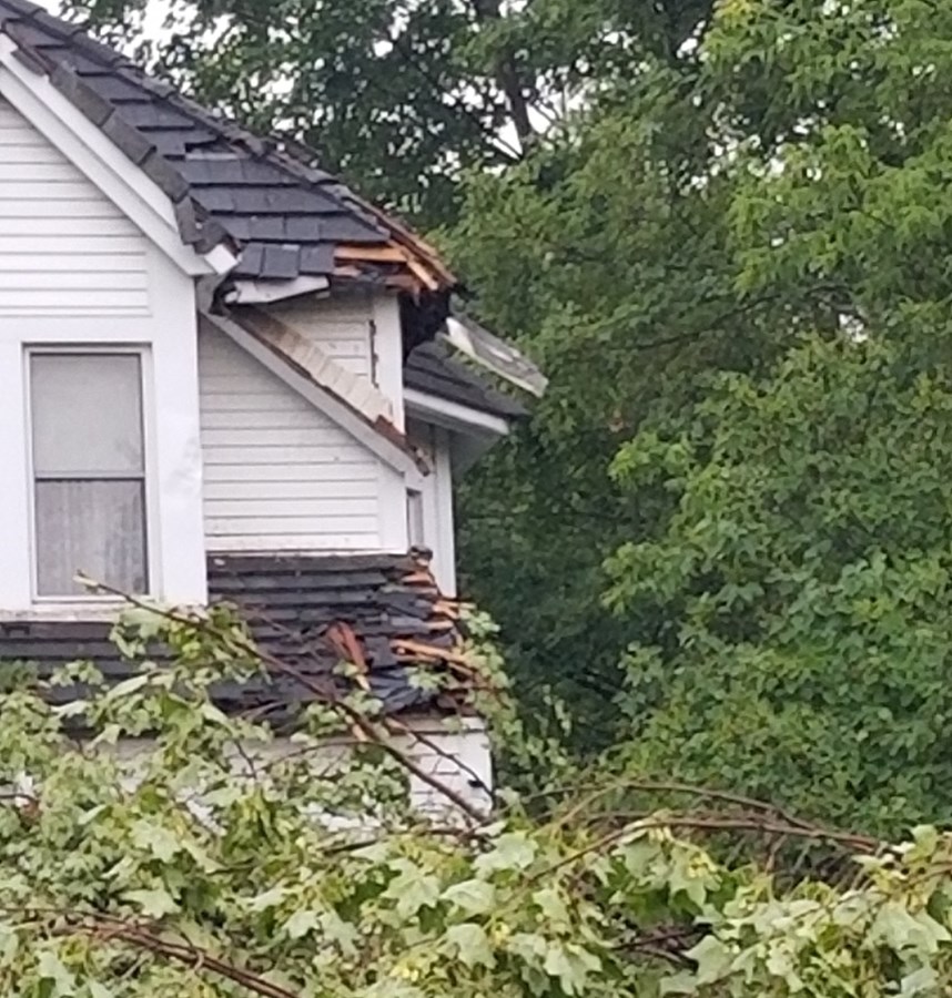 Danville sévèrement touchée par une tempête