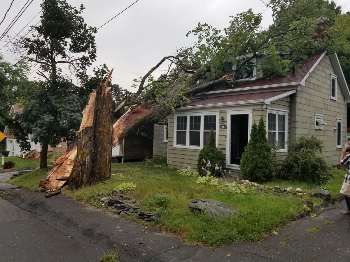 Danville sévèrement touchée par une tempête