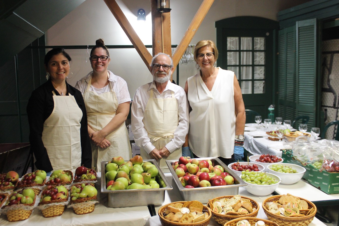 La section des fruits et des crudités.