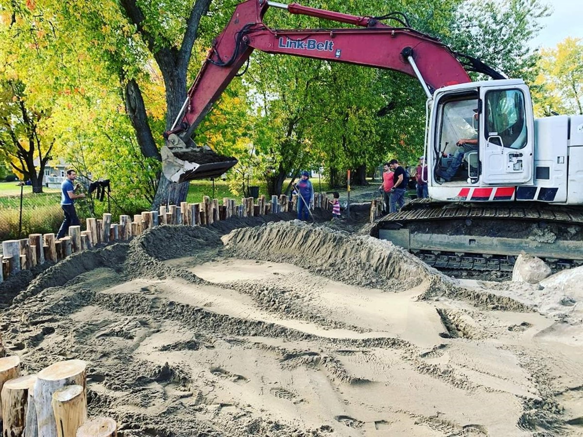 Saint-Camille à pied d’œuvre pour son parc-école
