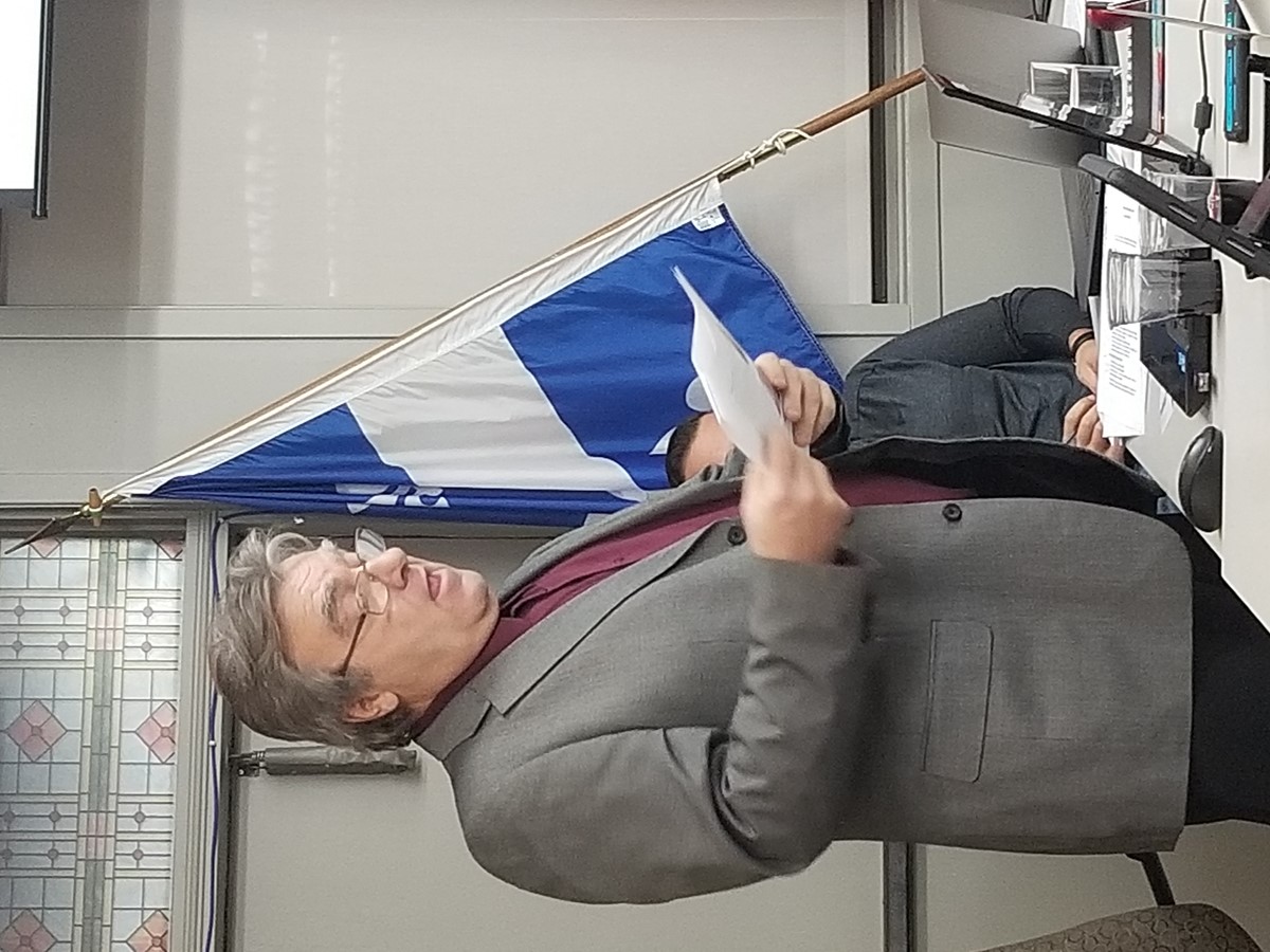 Les citoyens étaient présents en grand nombre, pour saluer le lancement de la politique culturelle à Danville, le 2 décembre dernier.