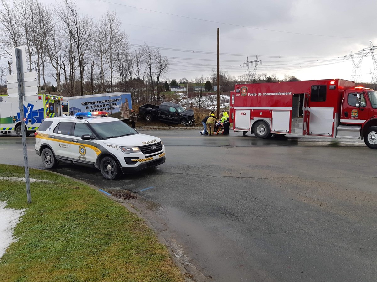 Une collision fait deux blessés à Danville