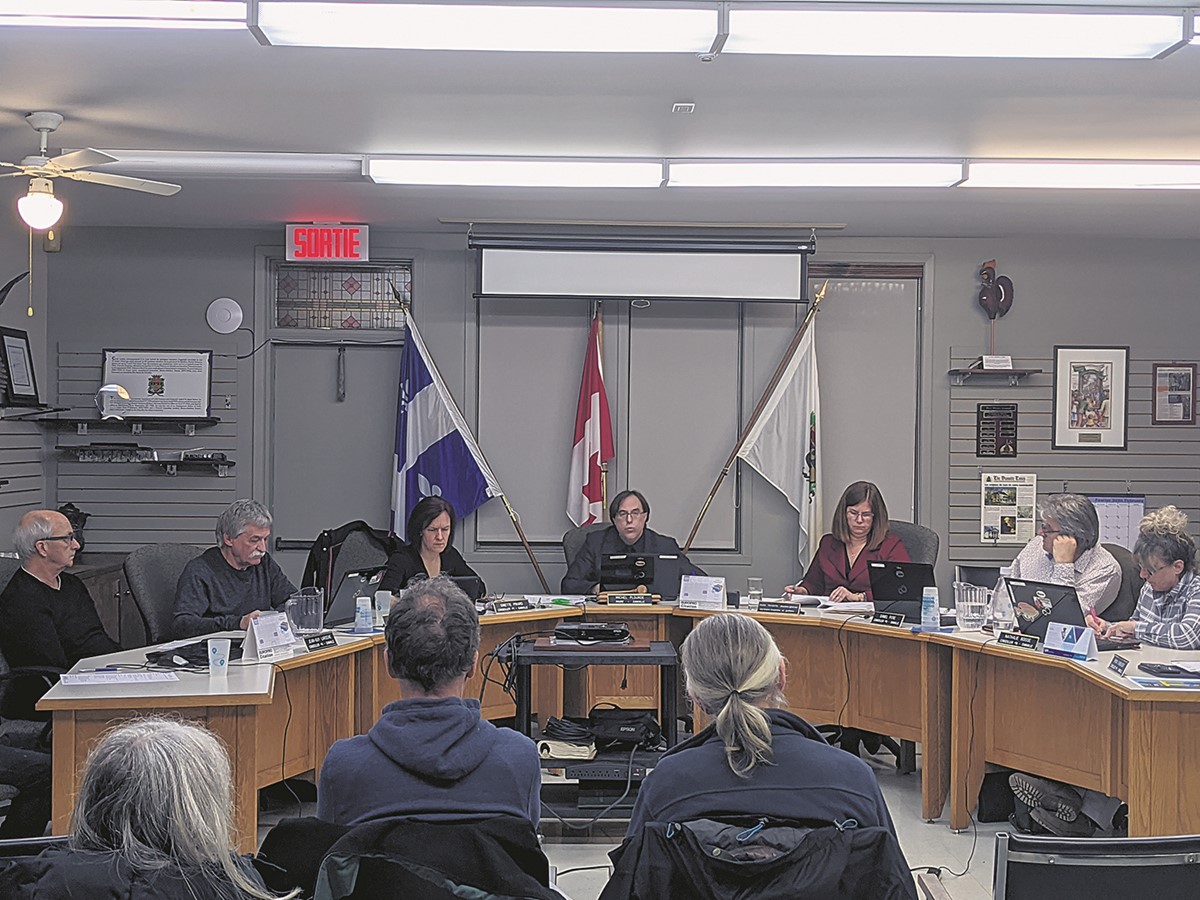 Photo prise lors de la séances du conseil municipale de Danville le 2 mars dernier.