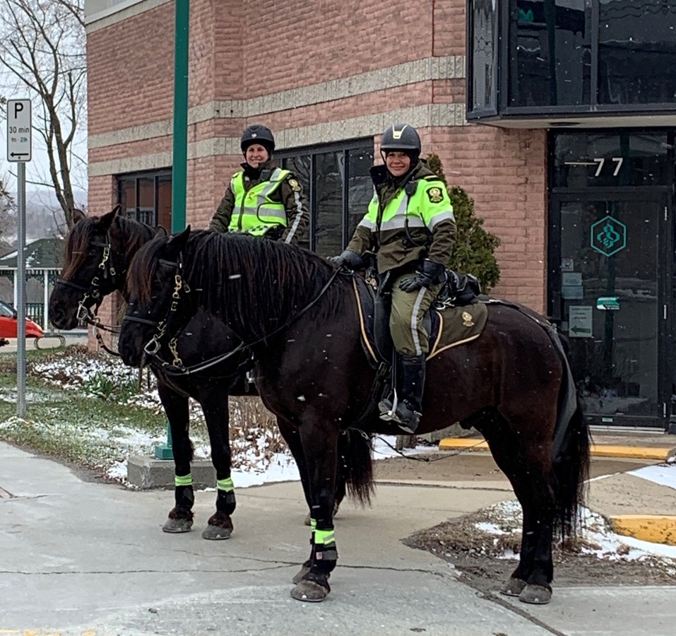 Policiers à cheval à Windsor