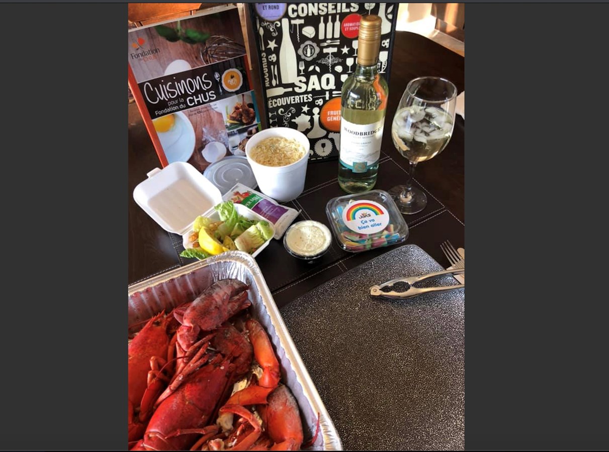 Un souper aux homards à domicile au profit du CHUS