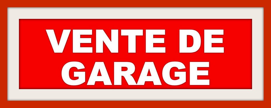 Les ventes de garage seront autorisées