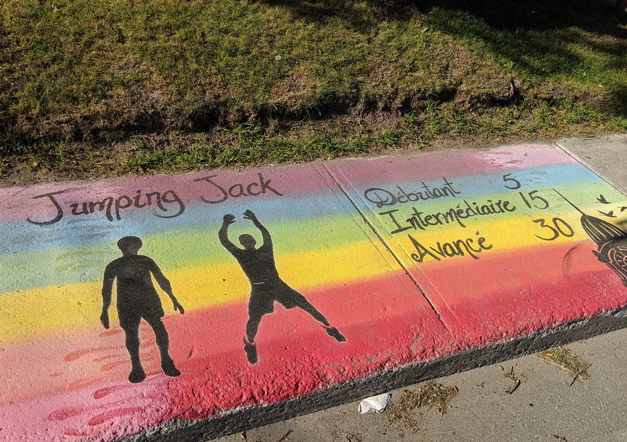 On garde la forme sur les trottoirs de Danville