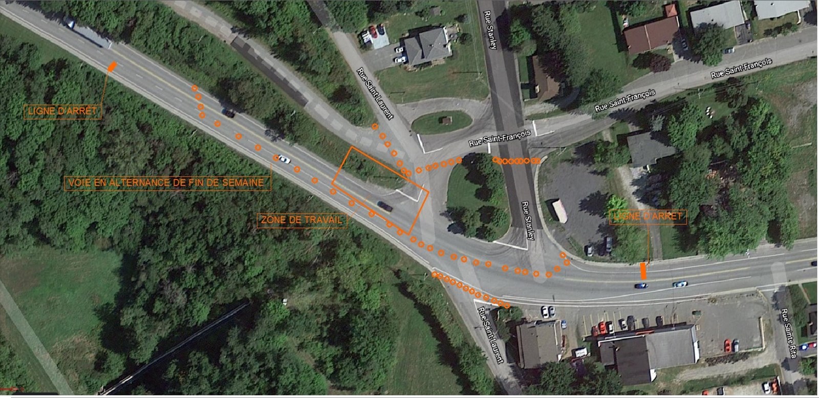 Importants travaux sur le 143 cette semaine