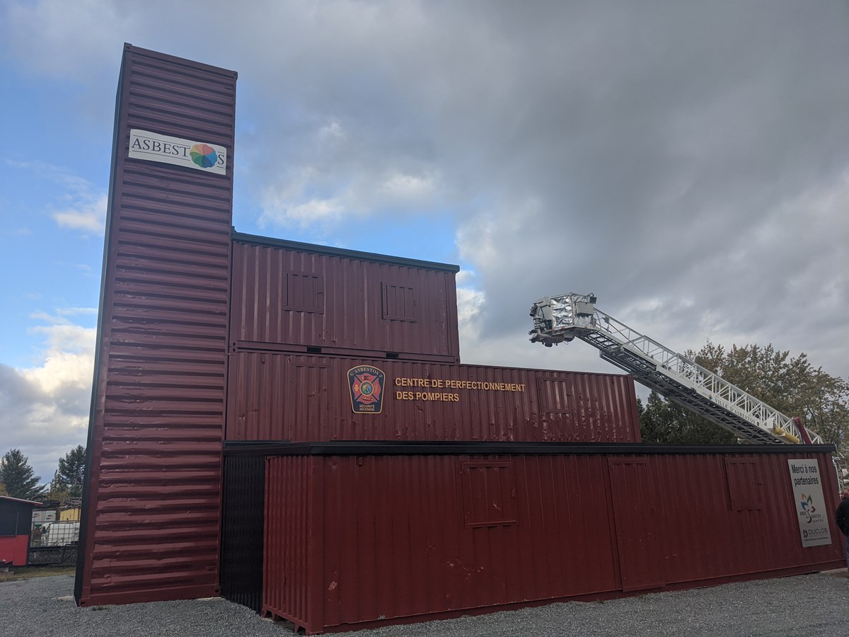 Un nouveau centre de perfectionnement haut de gamme pour les pompiers d’Asbestos