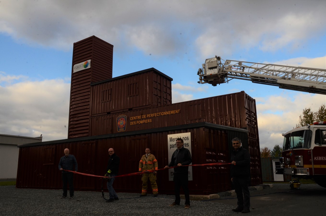 Un nouveau centre de perfectionnement haut de gamme pour les pompiers d’Asbestos