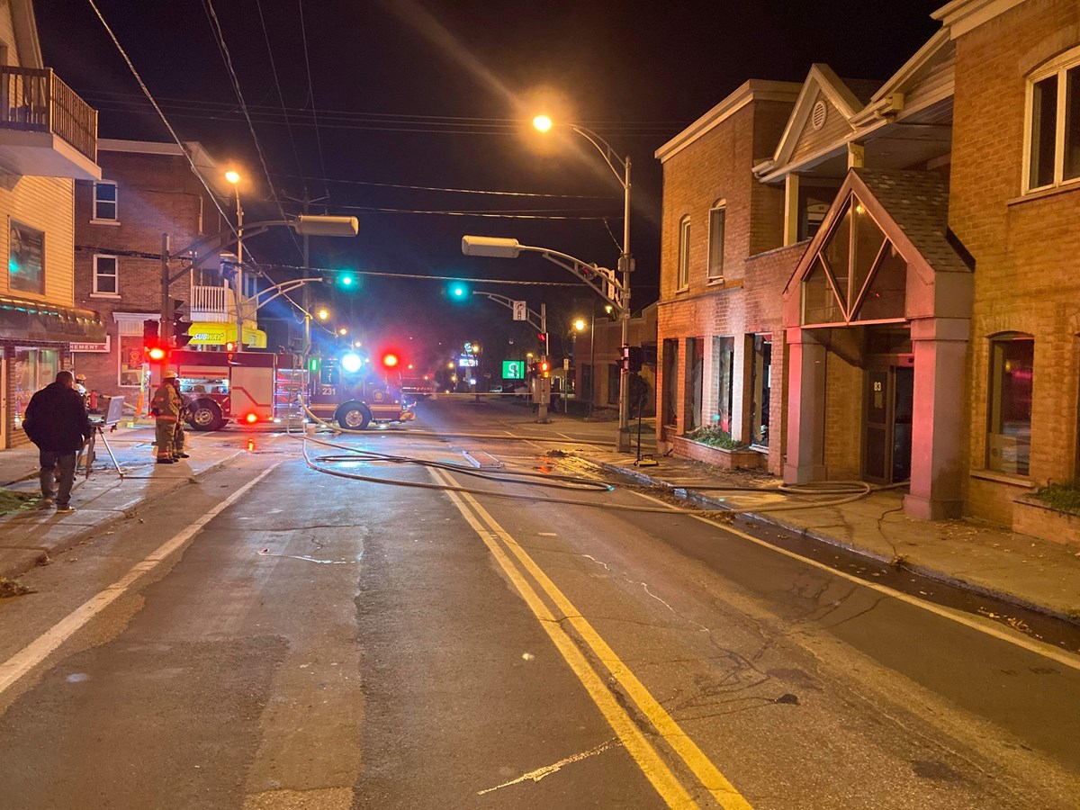 Windsor : Incendie dans l’édifice à logements abritant les nouveaux locaux d’Action Sport Vélo