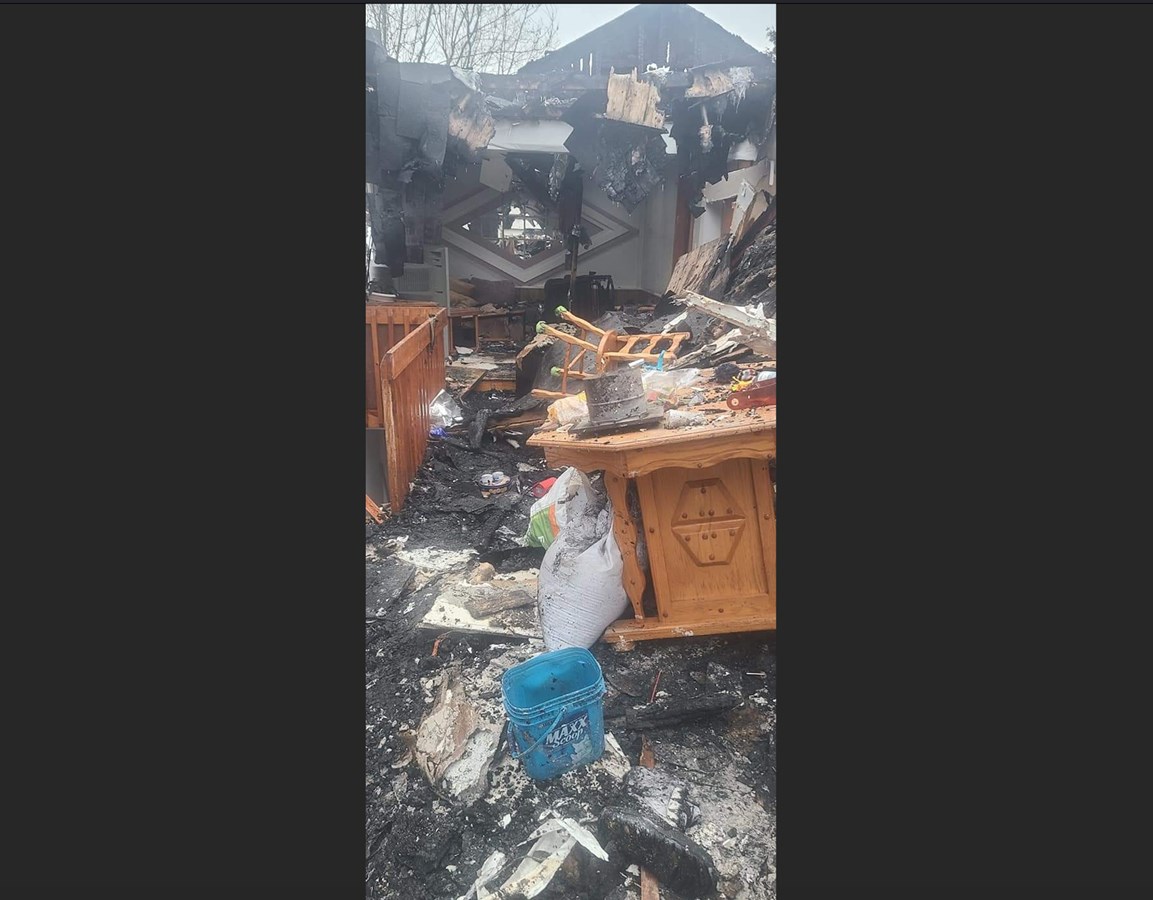 Un incendie détruit une résidence du rang 9 à Saint-Claude