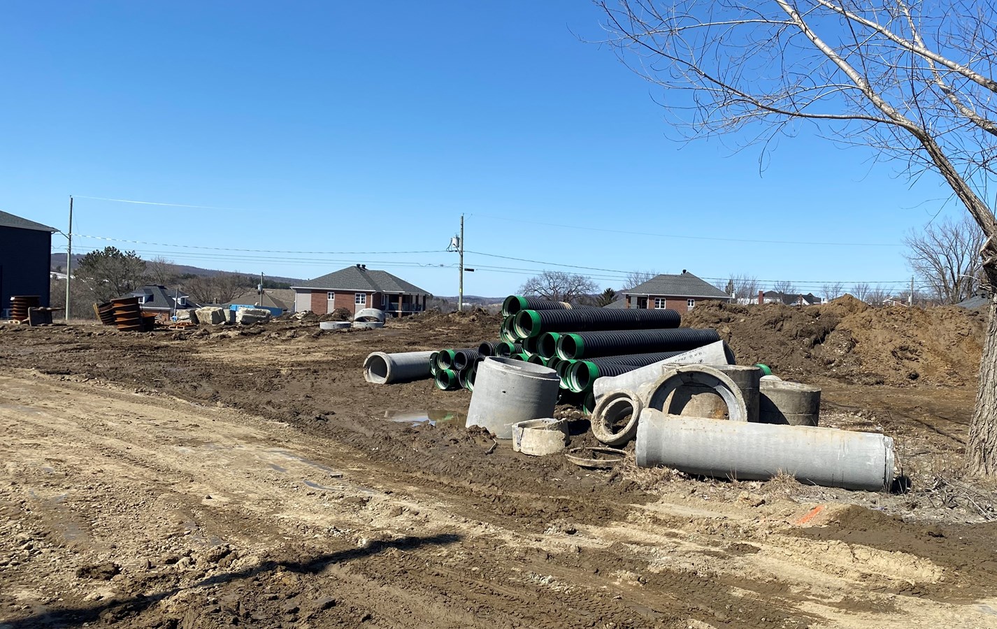 Travaux d’agrandissement du Parcours des Rivières