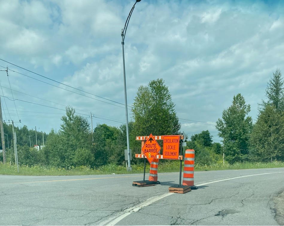 Fermeture d’un tronçon de la route 143