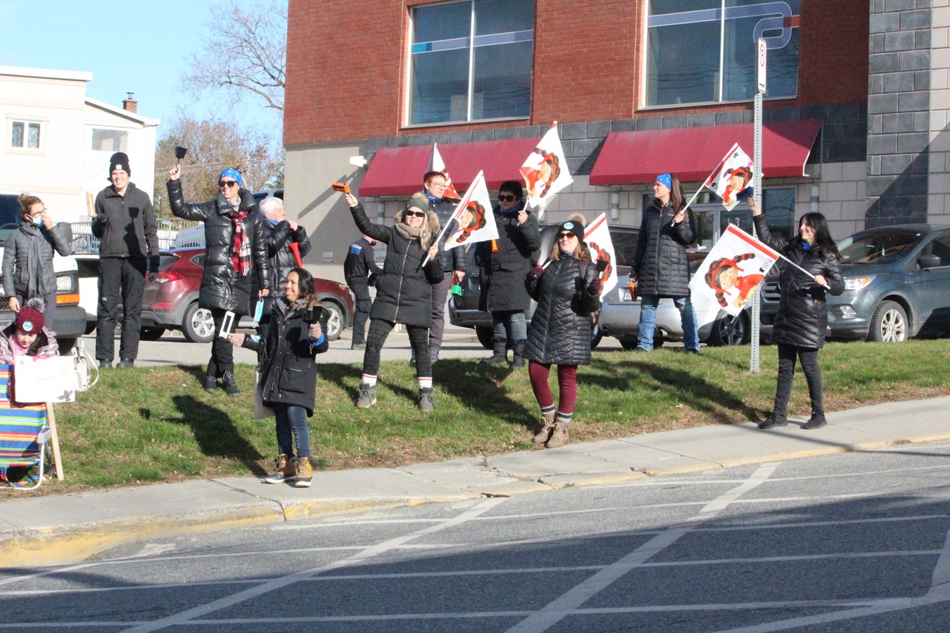 Les travailleuses des CPE manifestent à Windsor