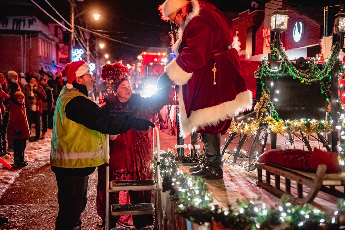 Richmond accueille le Père Noël de façon grandiose