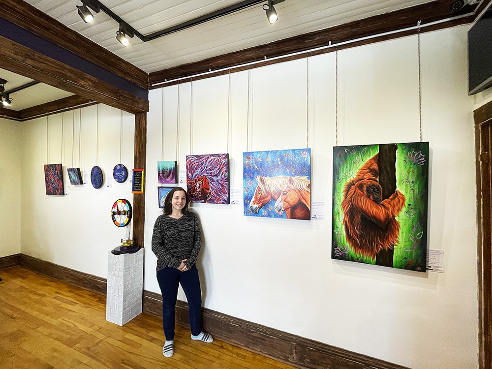 En février, Annie-Joële Boulanger présente son exposition solo Courrier du cœur