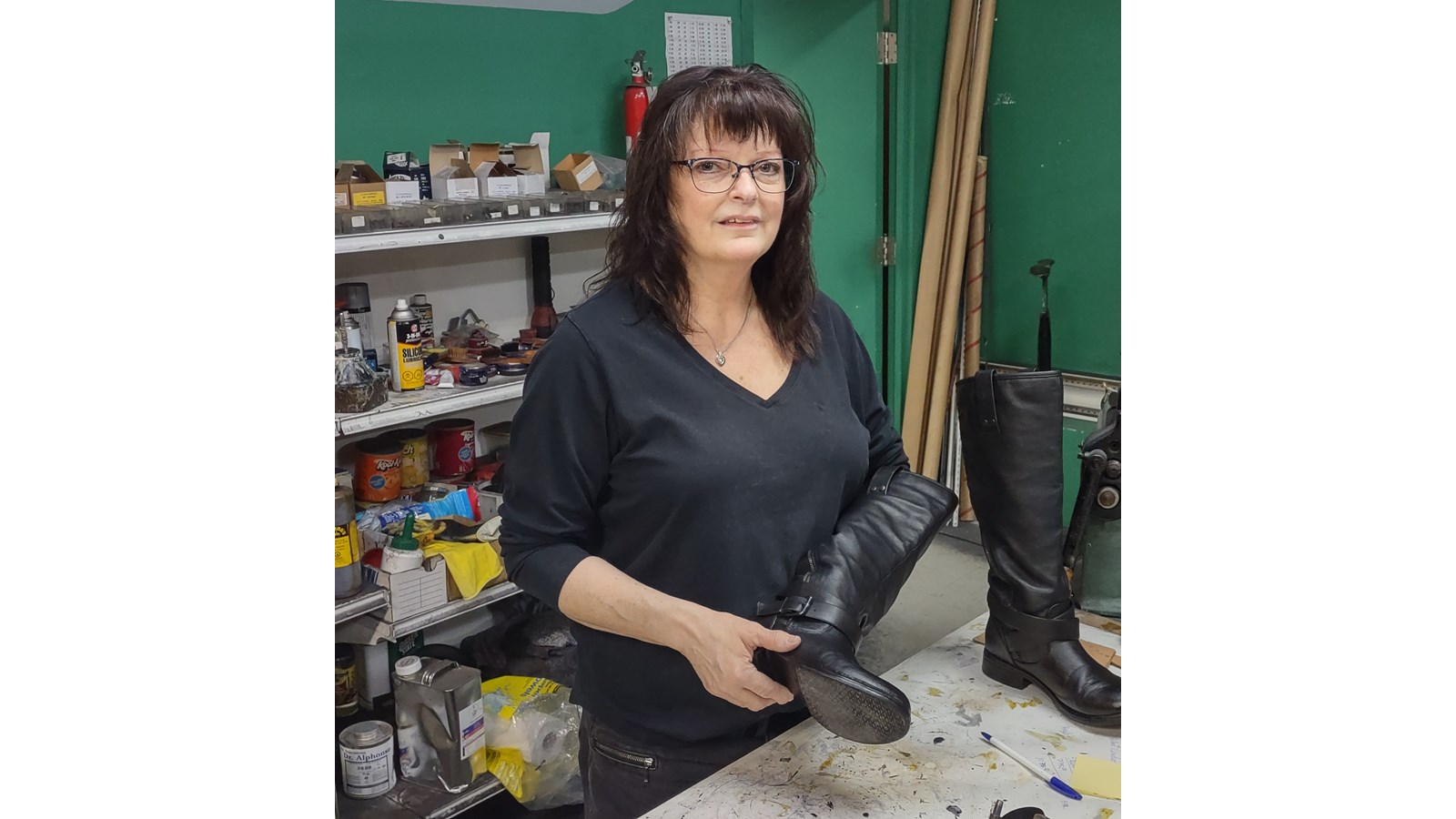 Un départ à la retraite bien méritée pour la cordonnière Ginette Leroux