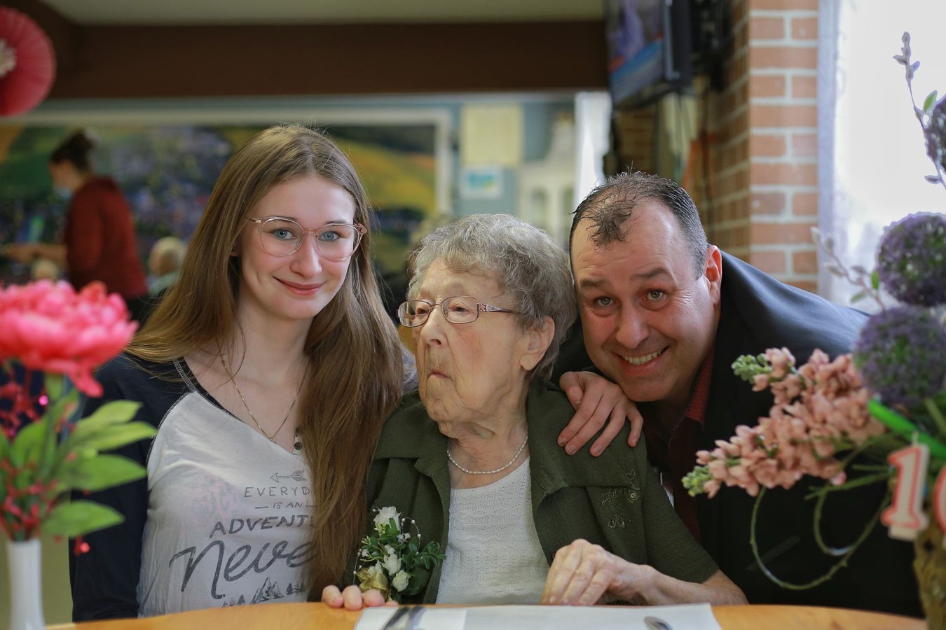 La Résidence Wotton célèbre les 105 ans de Mme Annette Houle