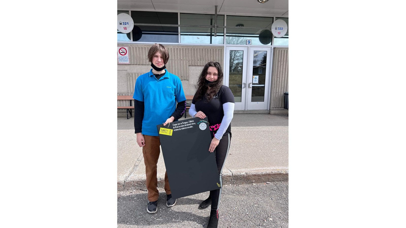 Evann Paquette et Daphnée Boire
