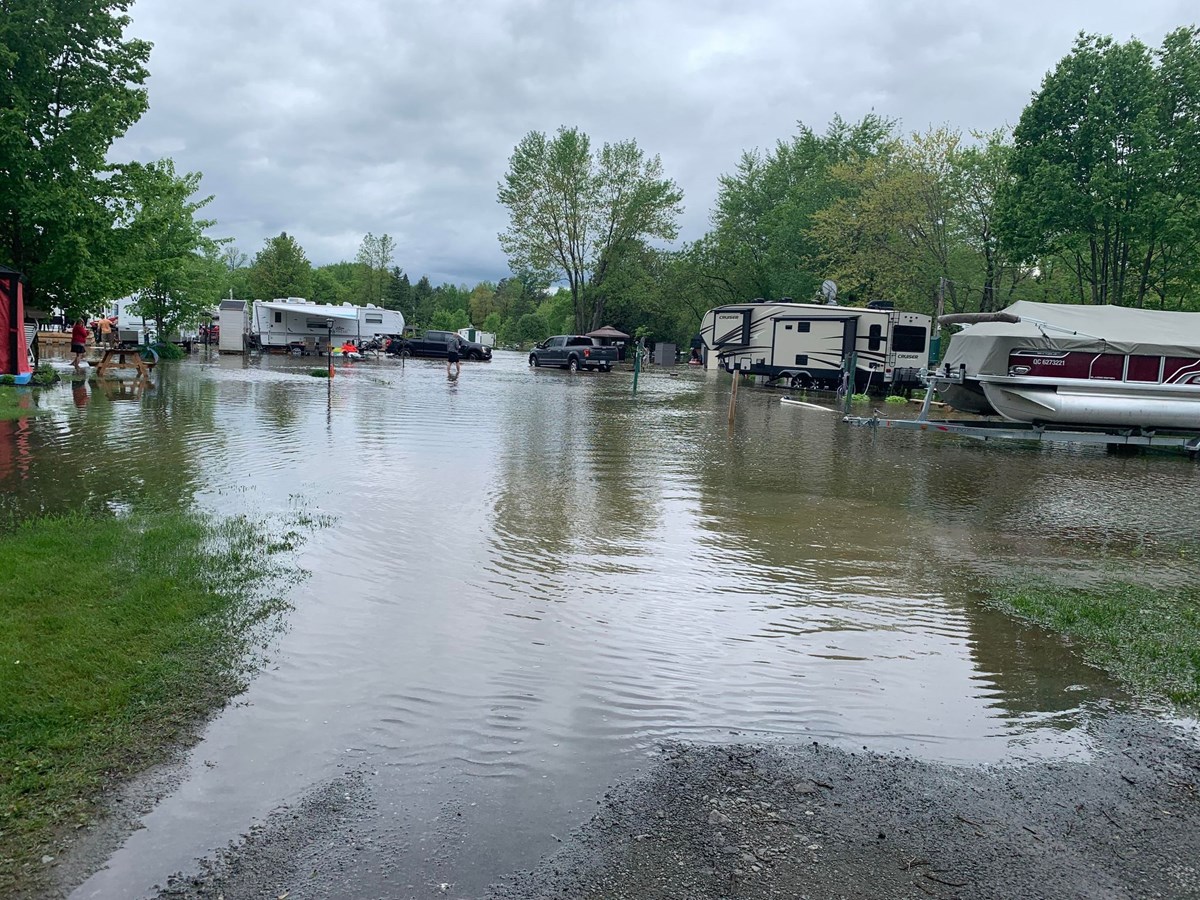 Les pluies diluviennes causent d’importants dégâts dans la région