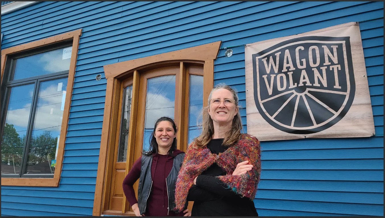 Un projet mère/fille donne vie au Wagon volant à Wotton