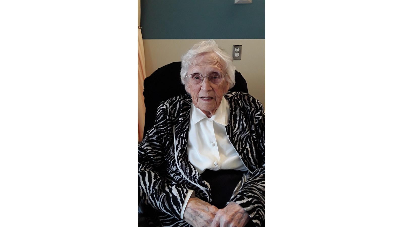 Cécile Chabot Forgues, 105 ans, est encore très lucide.