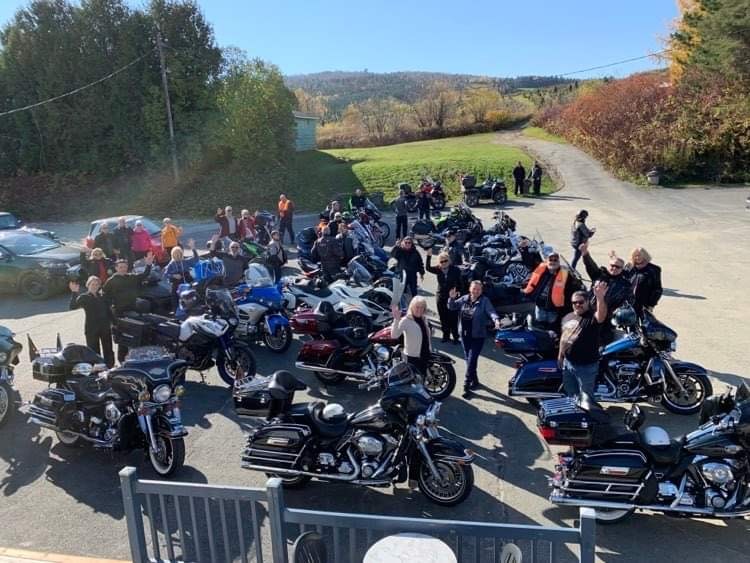 La randonnée de motocyclistes s’est déroulée le 22 octobre dernier.