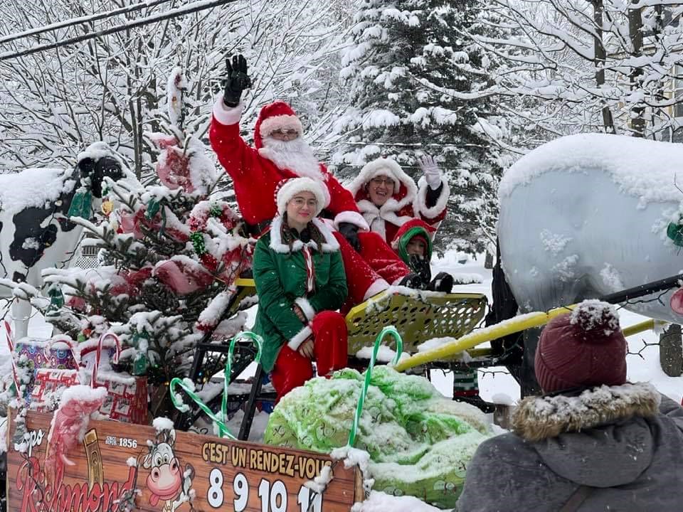 La magie de Noël prend son élan sous la neige à Danville