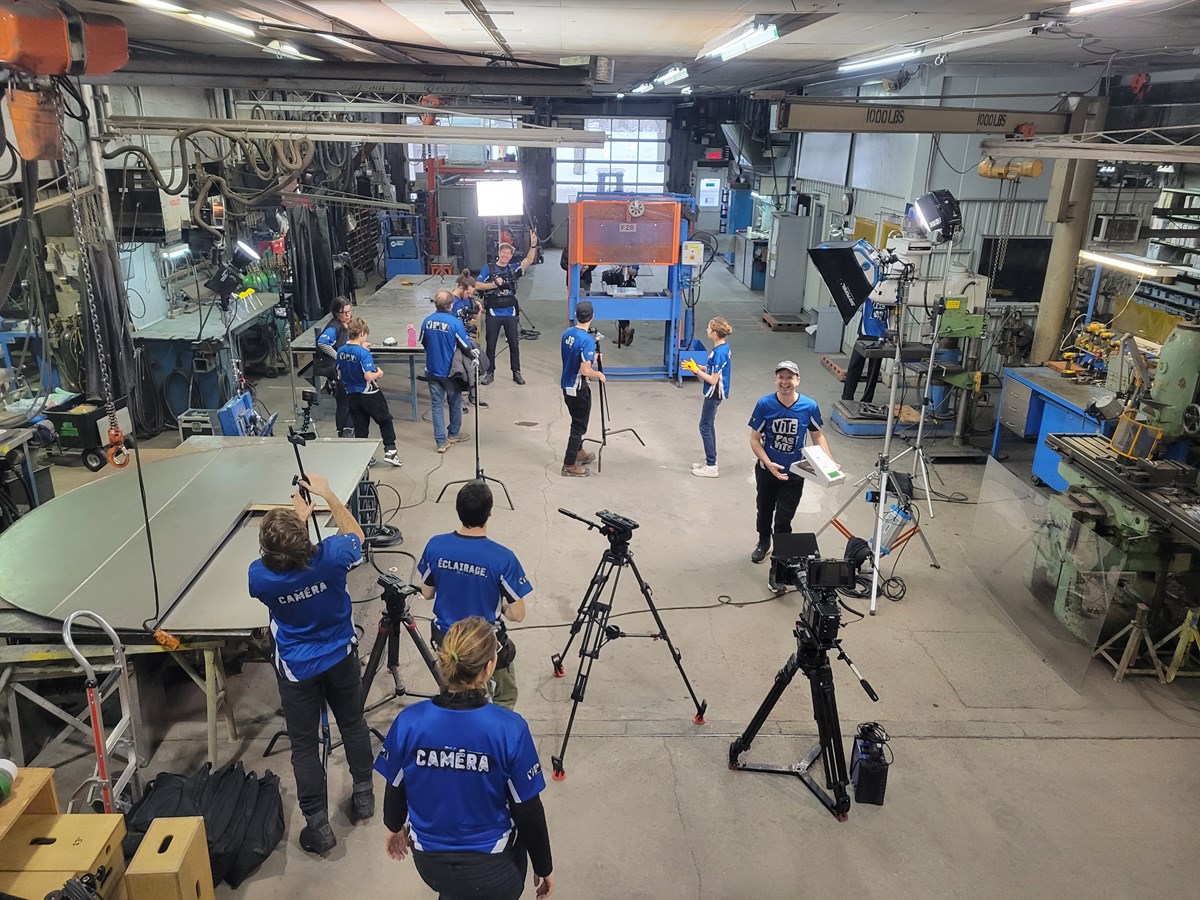 L’émission jeunesse Vite pas vite en tournage à Danville