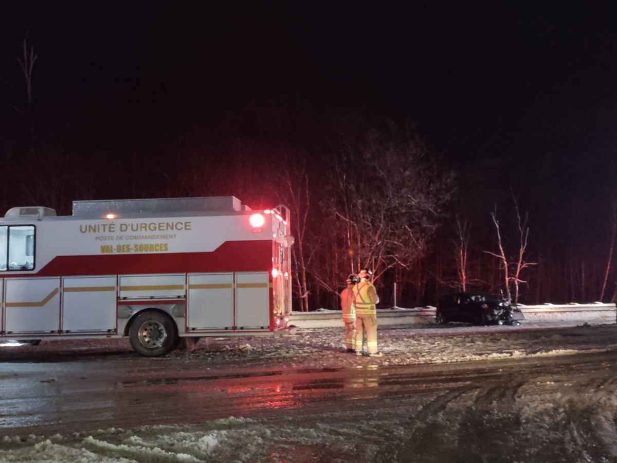 Collision frontale sur la 255 à Val-des-Sources
