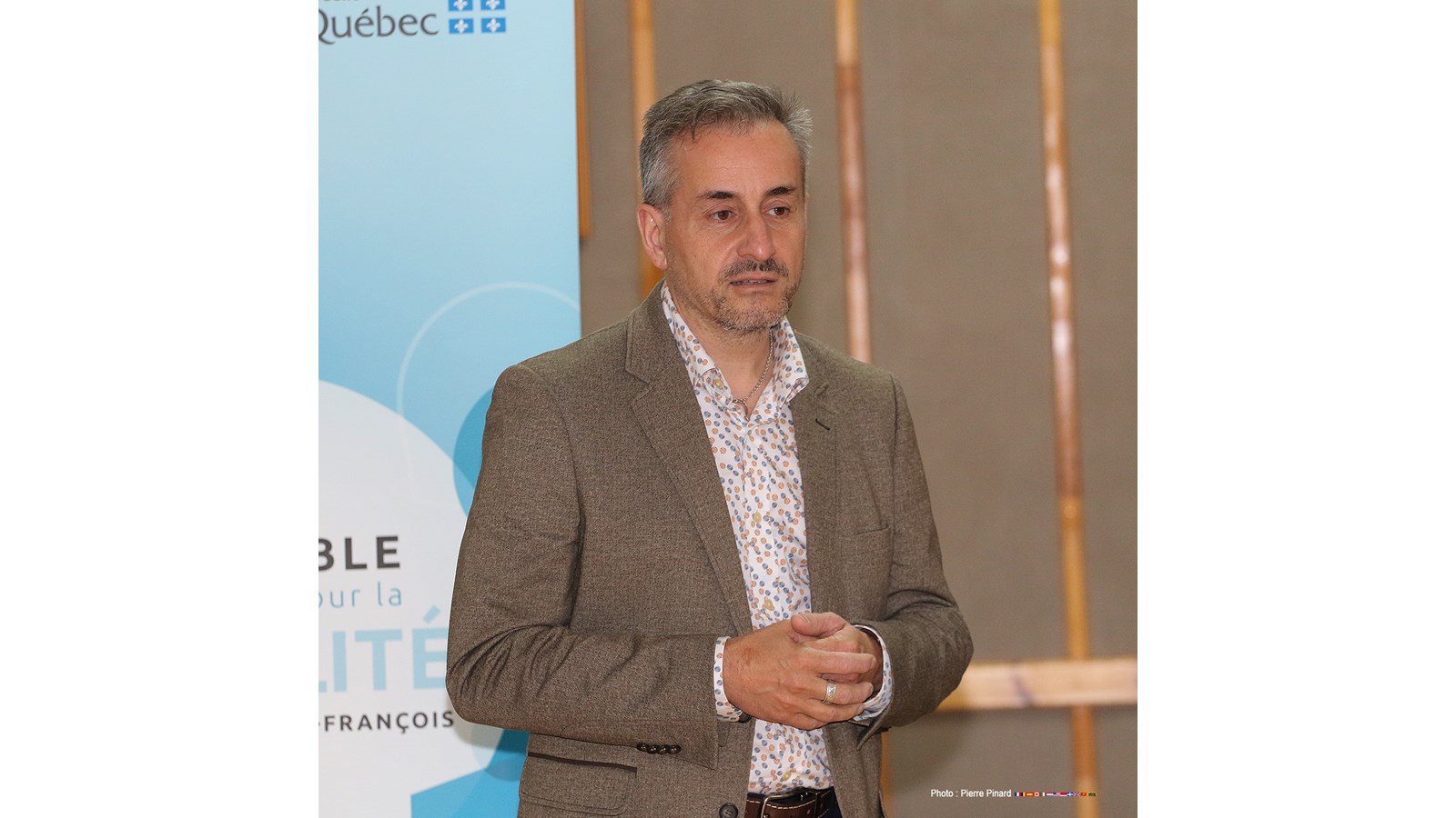 Le président-directeur général du CIUSSS de l’Estrie — CHUS, Stéphane Tremblay. 