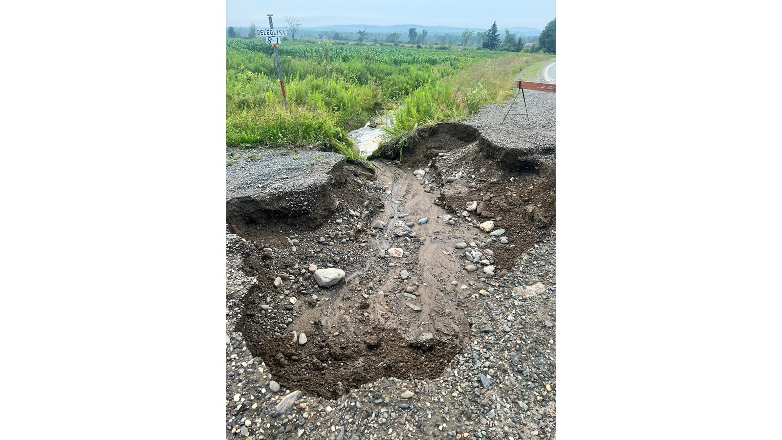 La pluie et le vent causent des dommages à Saint-François