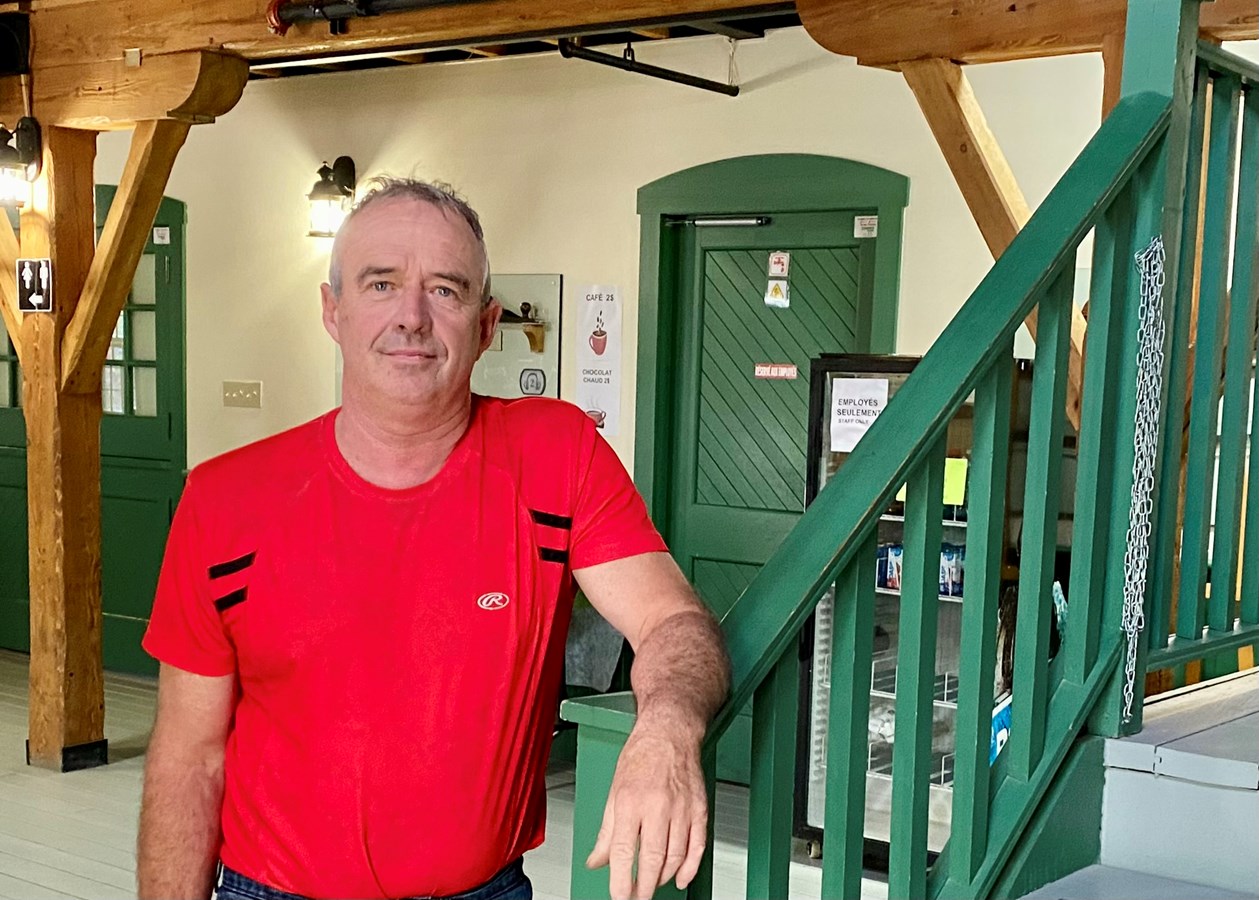 Daniel Pelletier, président du parc historique de la Poudrière.