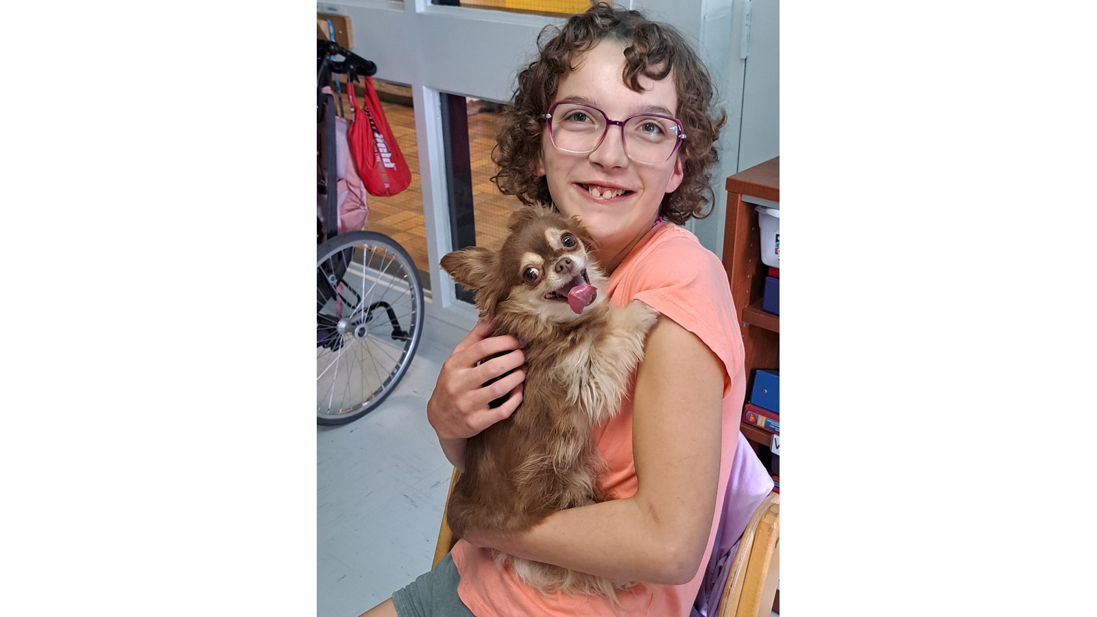 Marie, c’est l’être d’exception. C’est un chien magique.
